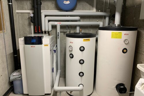 Erdsonden-Wärmepumpe